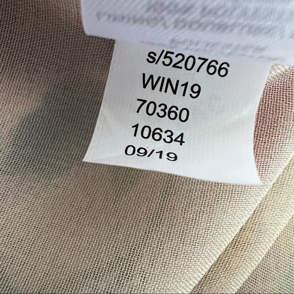 Loft shimmer floral chiffon ruffle puff sleeve blouse top 5725 - Picture 5 of 6